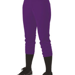 Girls' Fastpitch Softball Pants with Belt Loops