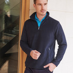 ¼ zip microfleece jacket