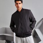 Delta plain bomber jacket