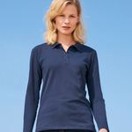 SOL'S Ladies Perfect Long Sleeve Piqué Polo Shirt