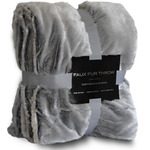Faux Fur Throw Blanket
