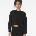 Women's raglan pullover fleece