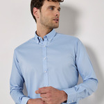 Stretch Oxford shirt long-sleeved (slim fit)