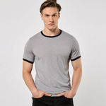 Fashion fit ringer tee