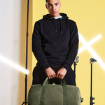 Vintage Canvas Barrel Bag