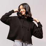 Women's cropped slounge hoodie