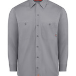 Men's Tall Industrial Long Sleeve Work Shirt