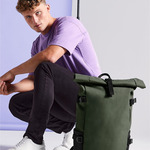 Block Roll-Top Backpack