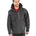 Denim texture rugged jacket