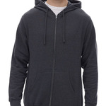 Unisex Zipper Fleece Hoodie