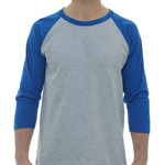 Raglan Three-Quarter Sleeve Baseball T-Shirt