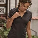 Women's Luxury Stretch V-Neck Polo