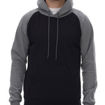 Fleece Raglan Hooded Sweatshirt