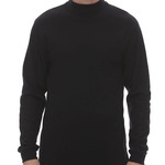 Jersey Interlock Mockneck Long Sleeve T-Shirt