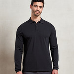 Premier Essential Unisex Long Sleeve Polo Shirt
