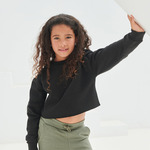 Kids cropped slounge sweat