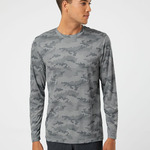 Unisex Pompano Performance Camo Long Sleeve T-Shirt