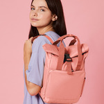 Recycled Mini Twin Handle Roll-Top Backpack