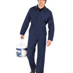 Action Overall with zip front