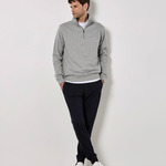 Regular fit ¼-zip sweatshirt