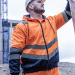 Pro hi-vis full zip hoodie