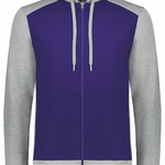 Unisex Eco Revive™ Three-Season Triblend Fleece Full-Zip Hooded Sweatshirt