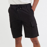 Men’s drawstring cargo utility shorts