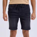 Men’s denim drawstring shorts