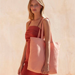 Organic Natural Dyed Maxi Bag for Life