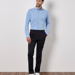 Long sleeve Superwash® 60° piqué shirt (tailored fit)
