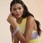 Boutique wristlet keyring