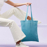 Recycled cotton shopper long handle