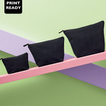 Recycled luxe accessory bag