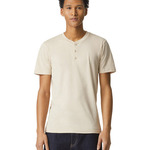 Unisex CVC Henley T-Shirt