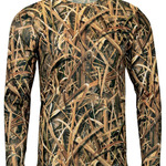 Men's Oxford Performance Camo Print Long Sleeve T-Shirt