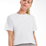 Women's Organic Cropped Heavy T