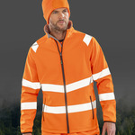 Result Recycled Printable Safety Soft Shell Jacket