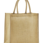 Westford Mill Natural Starched Jute Mini Gift Bag