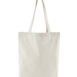 Striped organic cotton tote