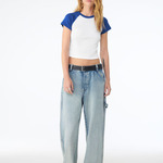 Women's Micro Rib Raglan Baby Tee