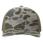 Printed Five-Panel Trucker Cap