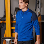 Long Sleeve Polo Sweatshirt