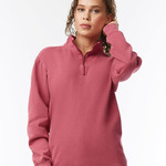 Unisex Garment-Dyed Quarter-Zip Sweatshirt