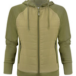 Ladies Keyport Full Zip Hooded Hybrid Jacket